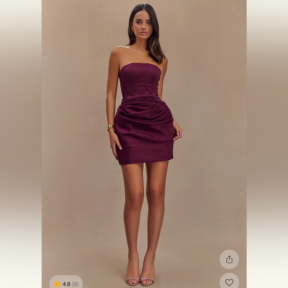 Meshki Sasha Dress - Plum